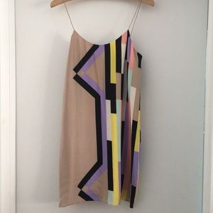 Tibi Silk “Arizona” Mini Dress